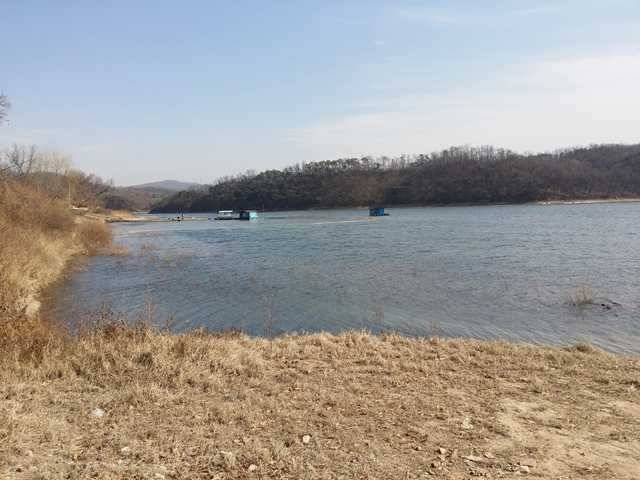 고삼지 얼음 거의 녹았습니다 (조황조행기 - 특파원조황)