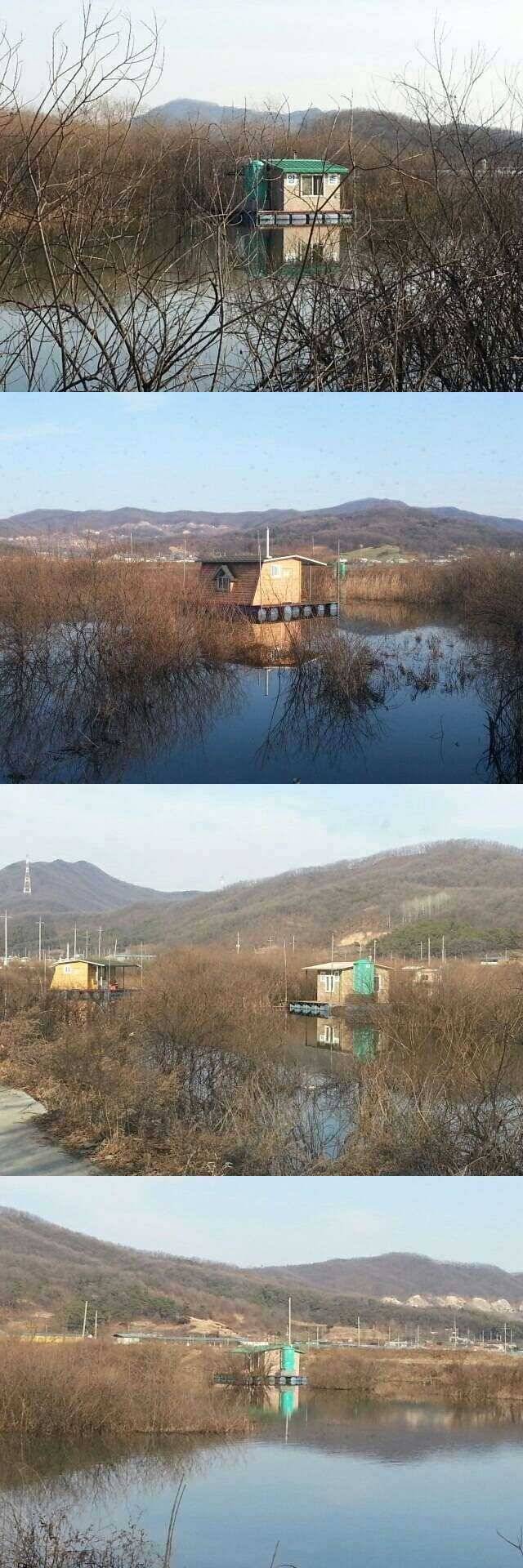 고삼지 수상좌대 배치완료 (조황조행기 - 특파원조황)