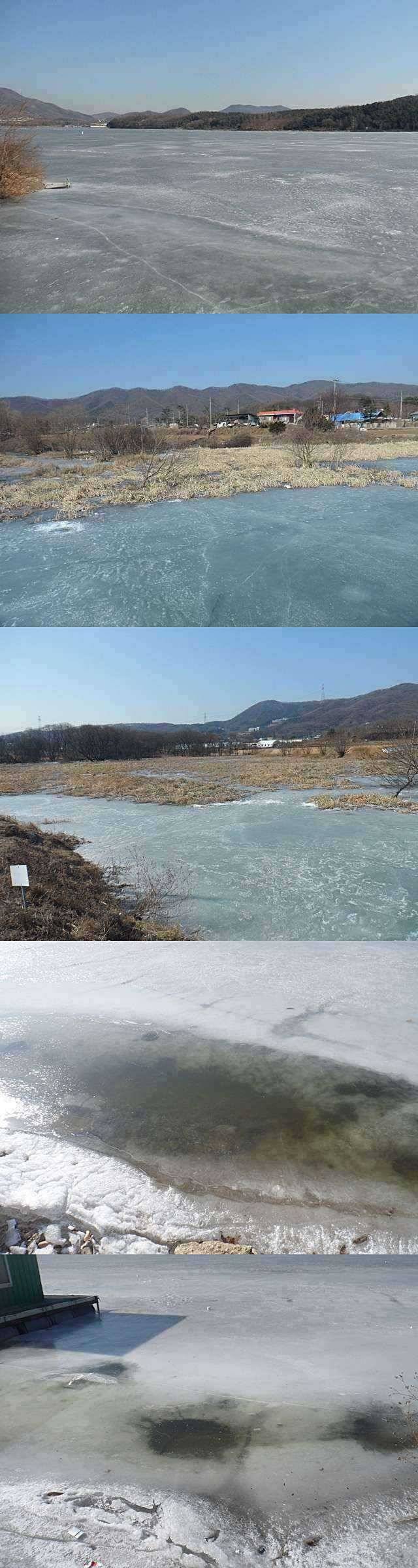 용담지 얼음낚시 전면 금지 (조황조행기 - 특파원조황)