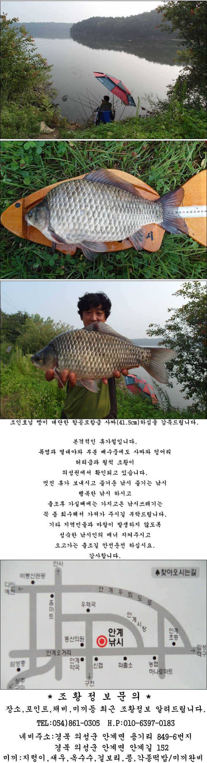 425415405cm에397395cm 대물조황 (조황조행기 - 특파원조황)