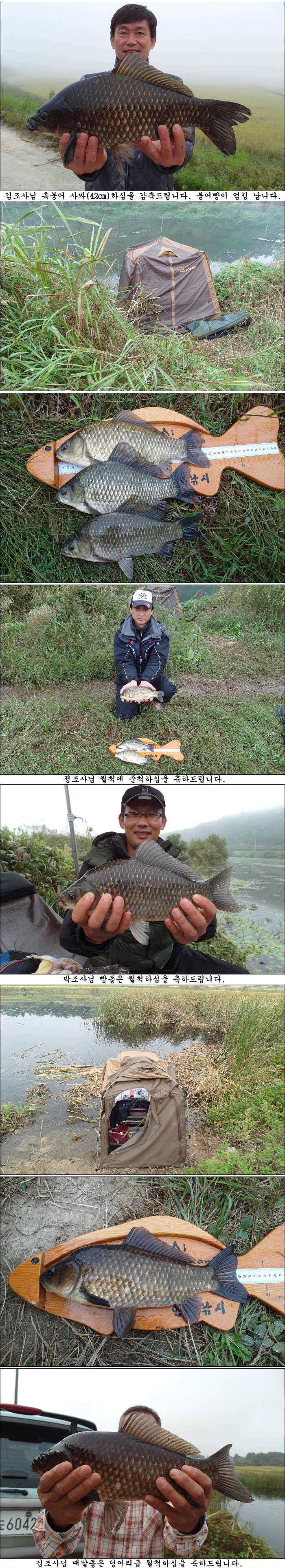 본격적인 가을시즌 시작입니다 (조황조행기 - 특파원조황)