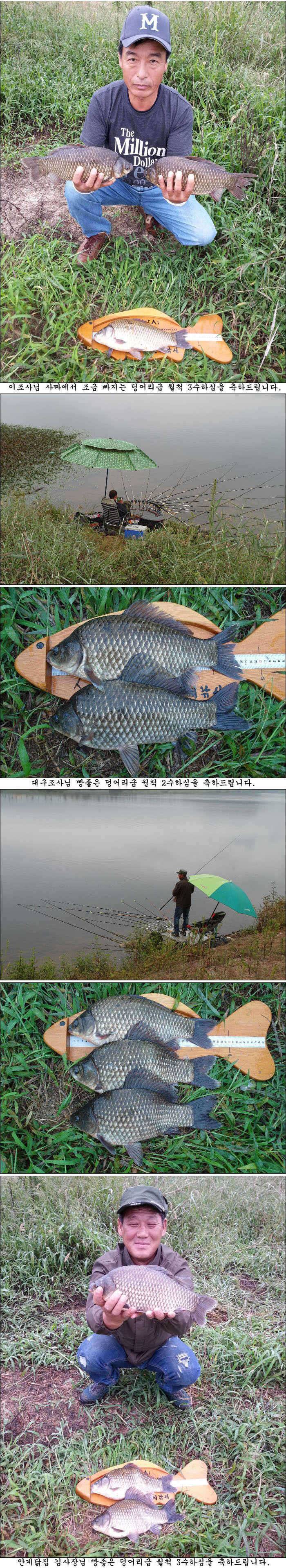 초가을 시즌 조황소식 올립니다 (조황조행기 - 특파원조황)