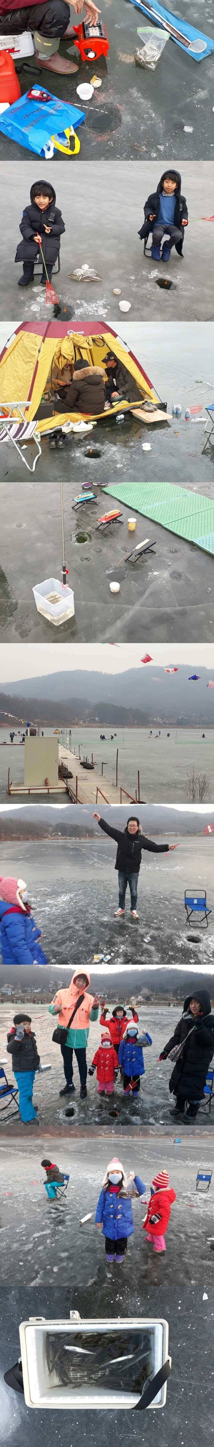 두창지 빙어들 나오기 시작합니다 (조황조행기 - 특파원조황)