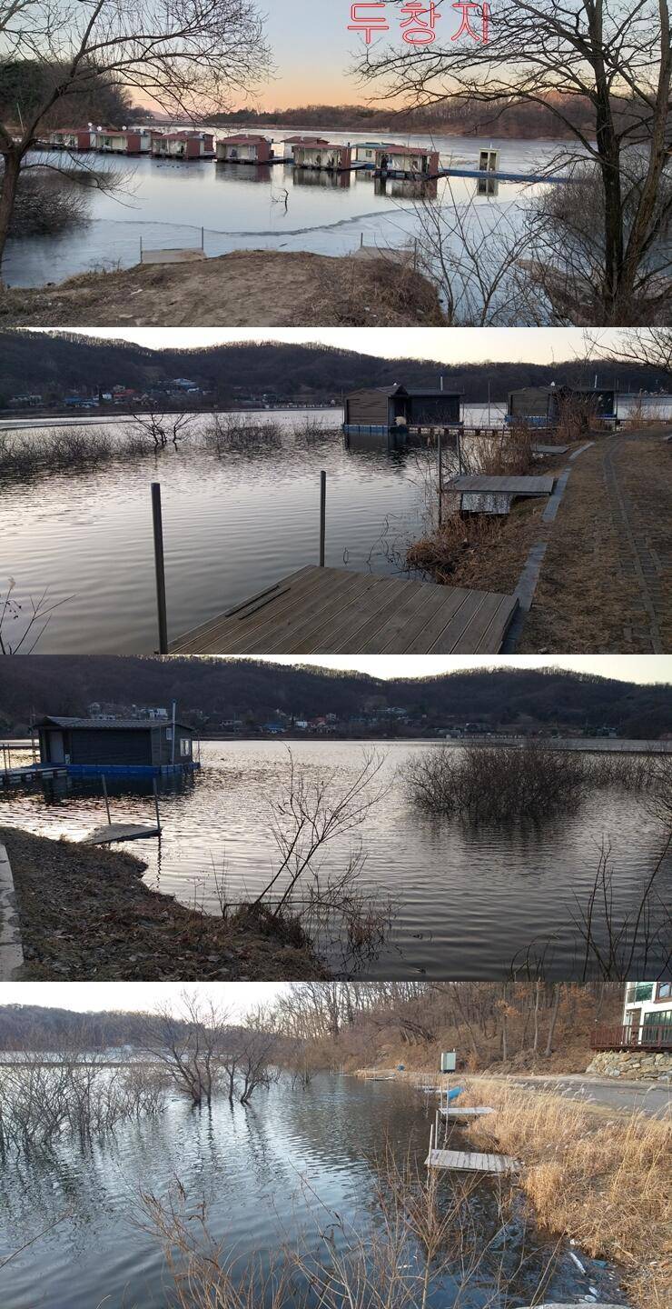 안흥수낚시 주변 낚시터들 모습 (조황조행기 - 특파원조황)