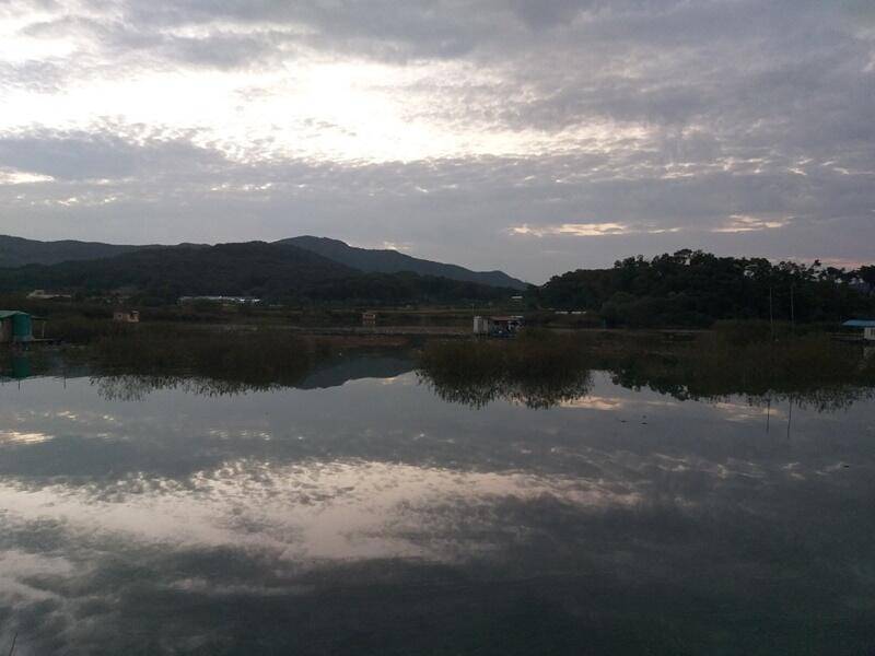 고삼지수문방류 중단후 모습 (조황조행기 - 특파원조황)