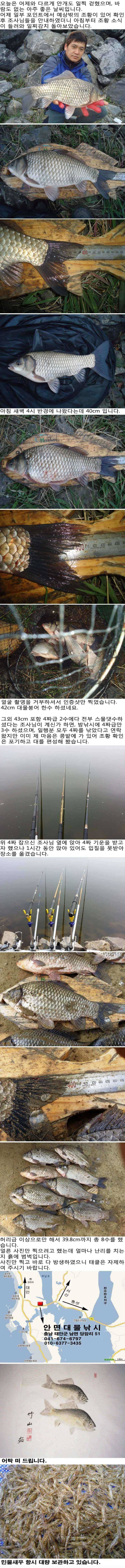 410 부남호 아쉽게 2mm 빠지는 4짜 조황 (조황조행기 - 특파원조황)