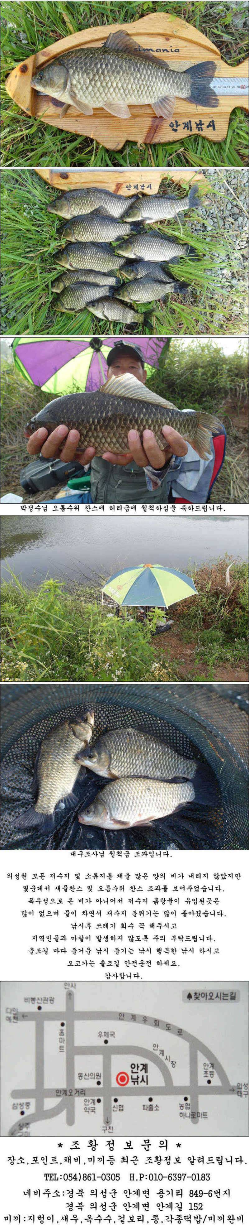 407cm402cm와 일부 새물오름수위 월척들 (조황조행기 - 특파원조황)