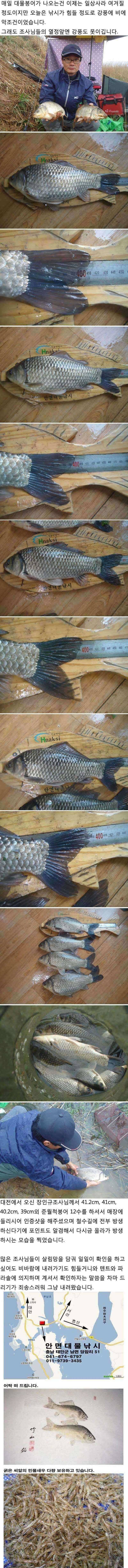 425 부남호 강풍과 우중속의 대물 (조황조행기 - 특파원조황)