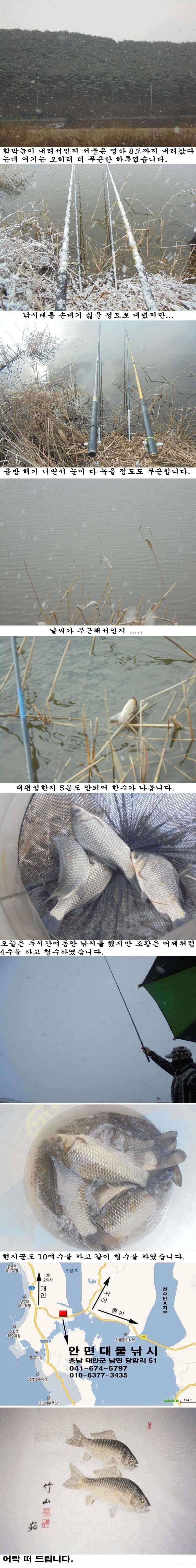 113 부남호 청승떨며 함박눈 속에서의 조황 (조황조행기 - 특파원조황)