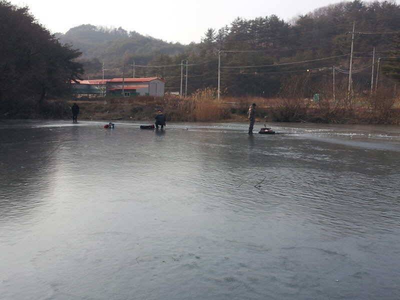 얼음낚시 시작 (조황조행기 - 특파원조황)