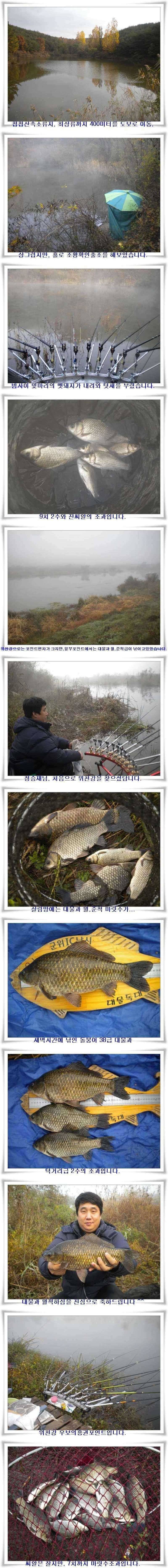 만추의 대물조황 (조황조행기 - 특파원조황)