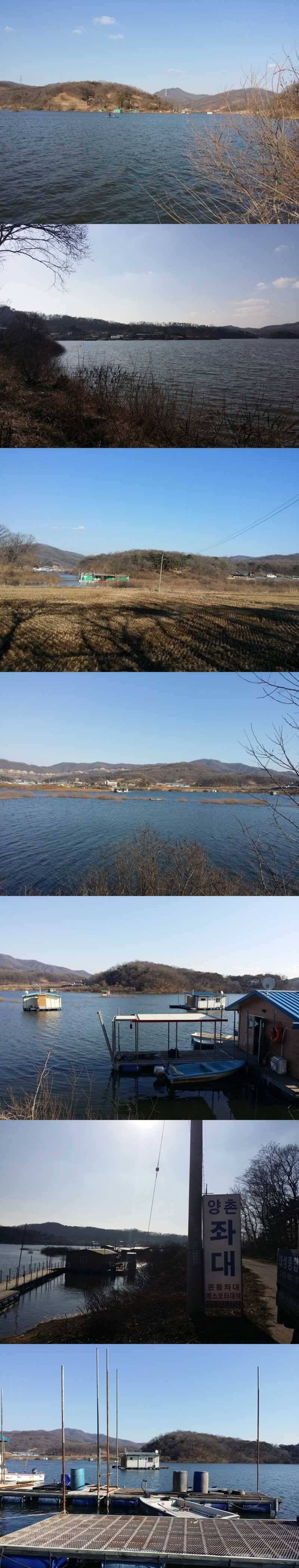 고삼지 수상좌대 배치완료 (조황조행기 - 특파원조황)