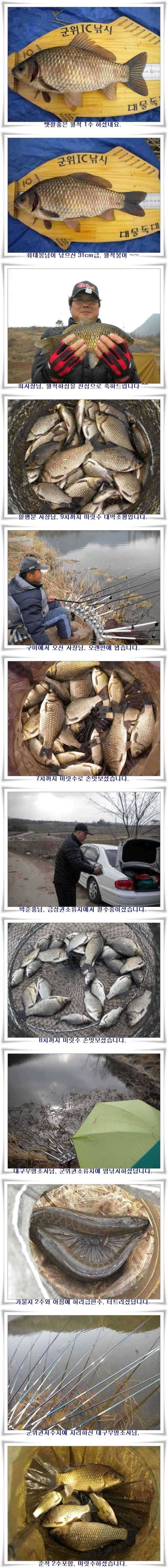 곳곳에서 월준척이 (조황조행기 - 특파원조황)