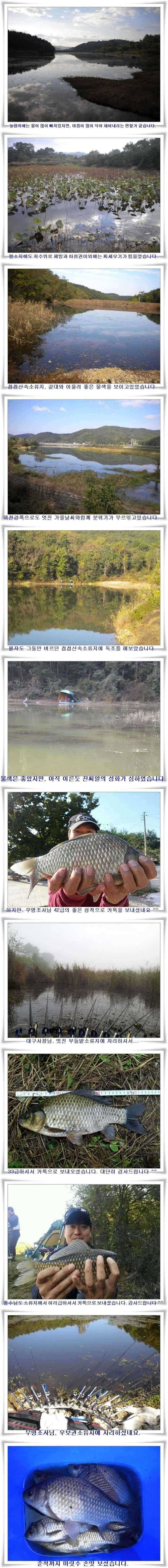 추워지면 대물들이 (조황조행기 - 특파원조황)