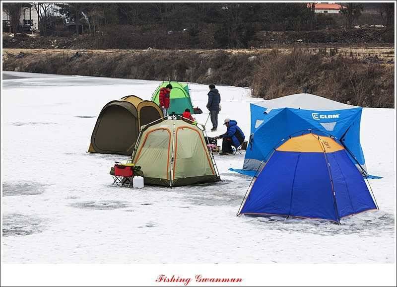 충주괴산권 결빙 상태와 빙어 낚시 (조황조행기 - 특파원조황)