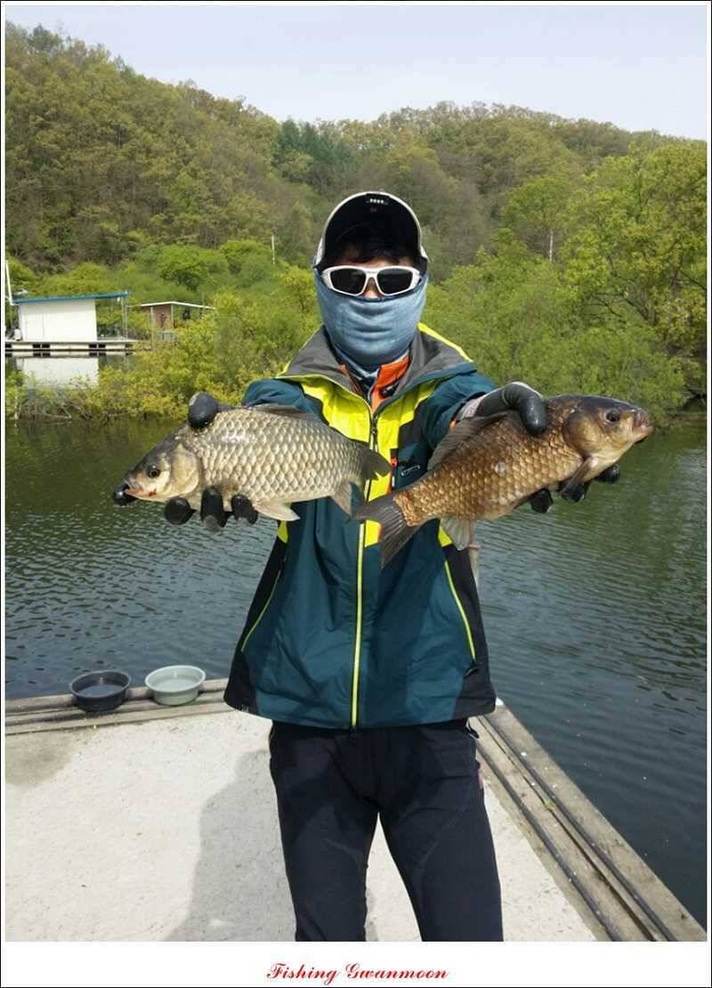 충주호 노지 38 cm저수지 사짜들 (조황조행기 - 특파원조황)