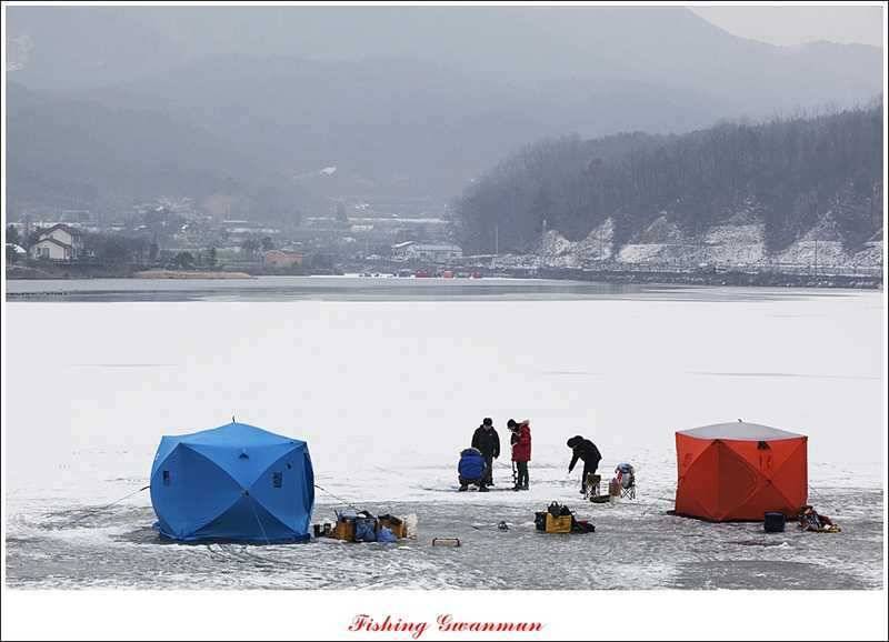 충주괴산권 결빙 상태와 빙어 낚시 (조황조행기 - 특파원조황)