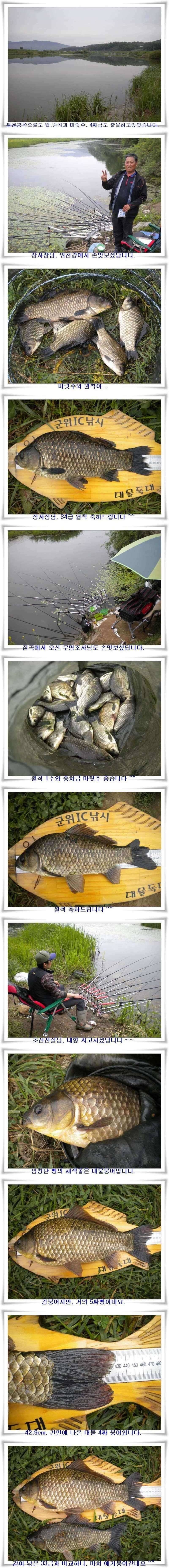 4짜와 대물들의 출몰 (조황조행기 - 특파원조황)