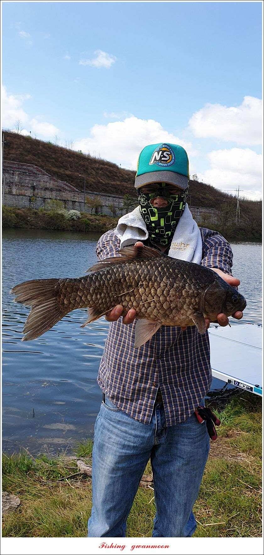 제일 낚시터 435 cm37 cm화곡지 사짜 대물 소류지 탐사 (조황조행기 - 특파원조황)