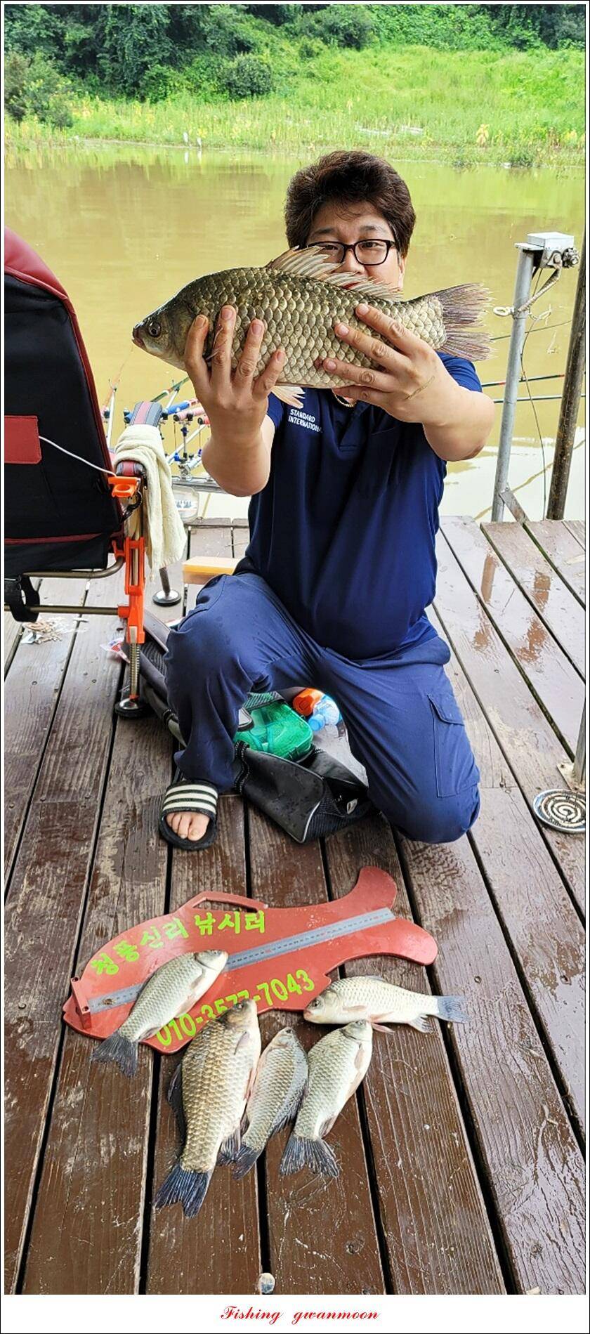 충주호 만수위 및 신리 4 짜 대물 조황 (조황조행기 - 특파원조황)