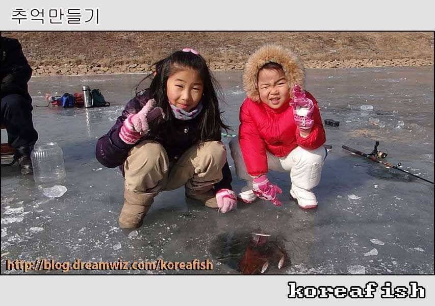 오산권가족과 함께하는 빙어낚시 (조황조행기 - 특파원조황)
