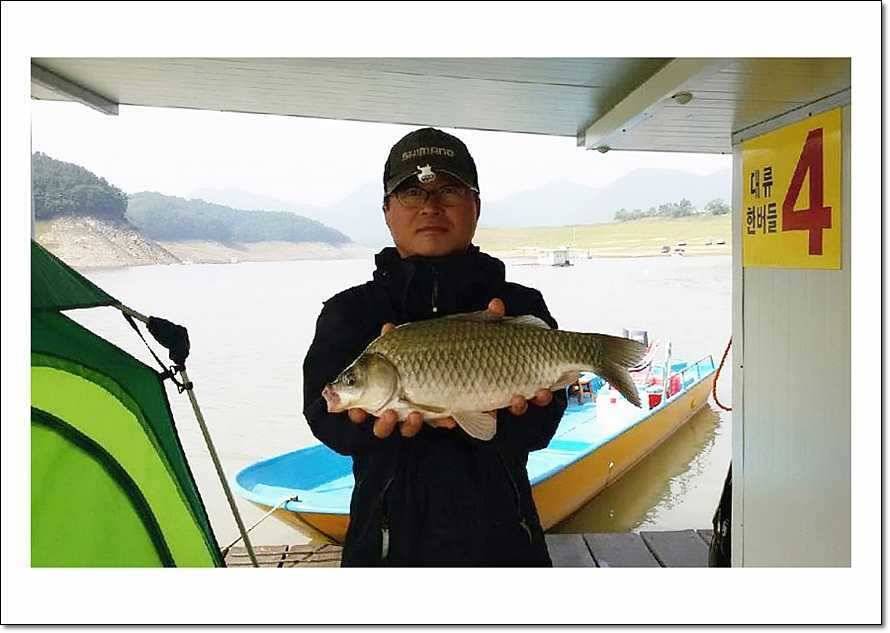 충주호 사짜월척 (조황조행기 - 특파원조황)