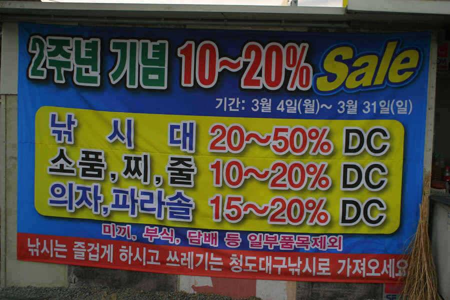 청도권 주말 주중 조황정보 (조황조행기 - 특파원조황)
