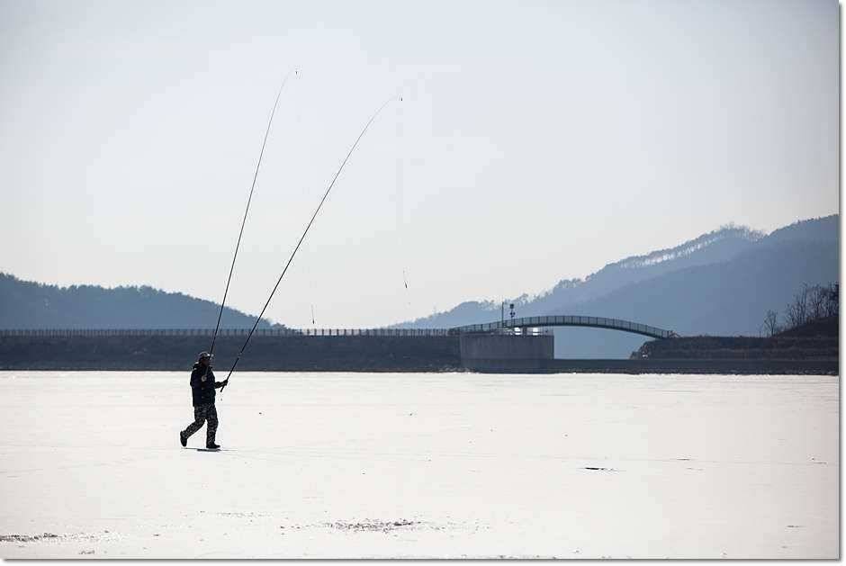 충주호 겨울 소식 (조황조행기 - 특파원조황)