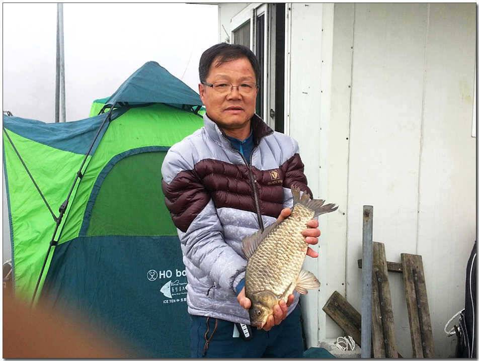 칠성지 사짜한버들 월척 (조황조행기 - 특파원조황)
