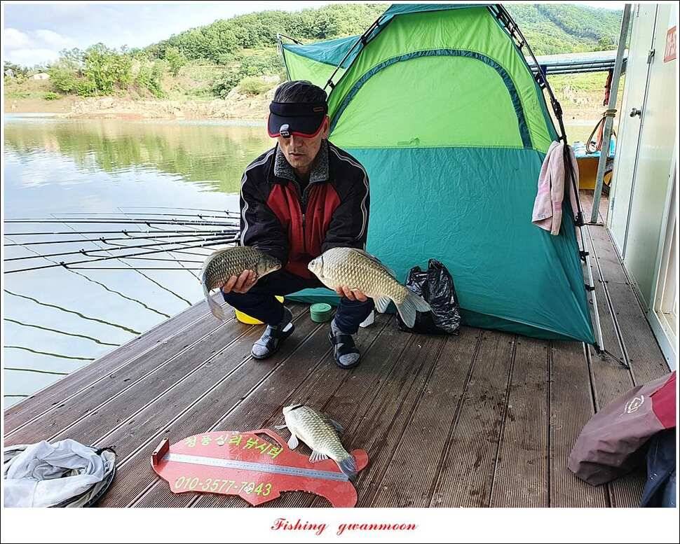 한버들 4 짜 2 수신리 4 짜실리곡 월척칠성지 4 짜 조황 (조황조행기 - 특파원조황)