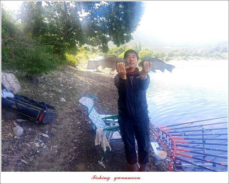 돌감 좌대칠성지 월척 달천강 사짜 및 월척 조황 (조황조행기 - 특파원조황)