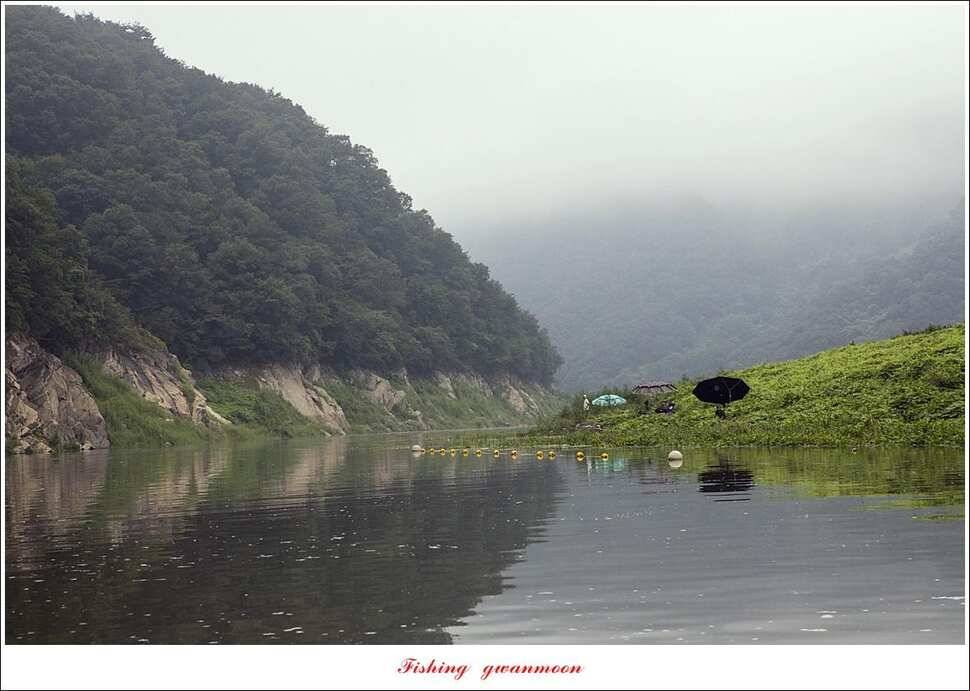 명서제일 낚시터 오름수위 현황 (조황조행기 - 특파원조황)
