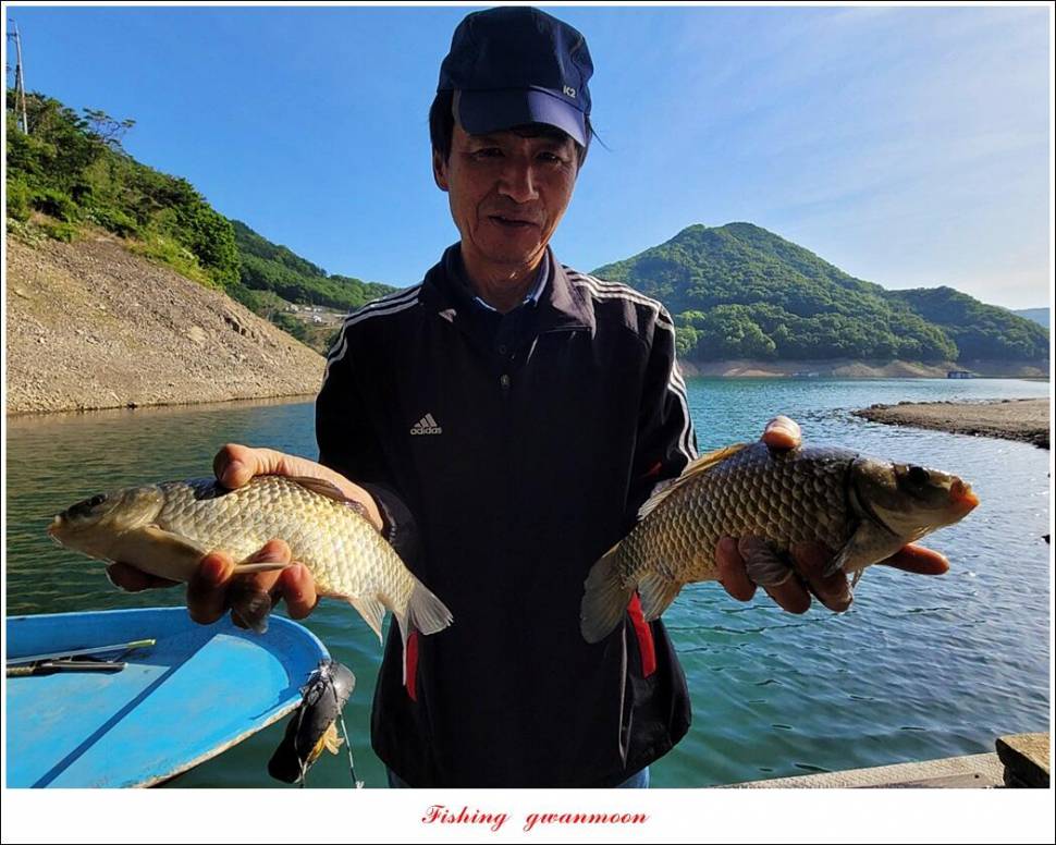 목벌 43 cm37 cm소류지 4 짜솔 낚시터 월척화곡지 대물 조황 (조황조행기 - 특파원조황)