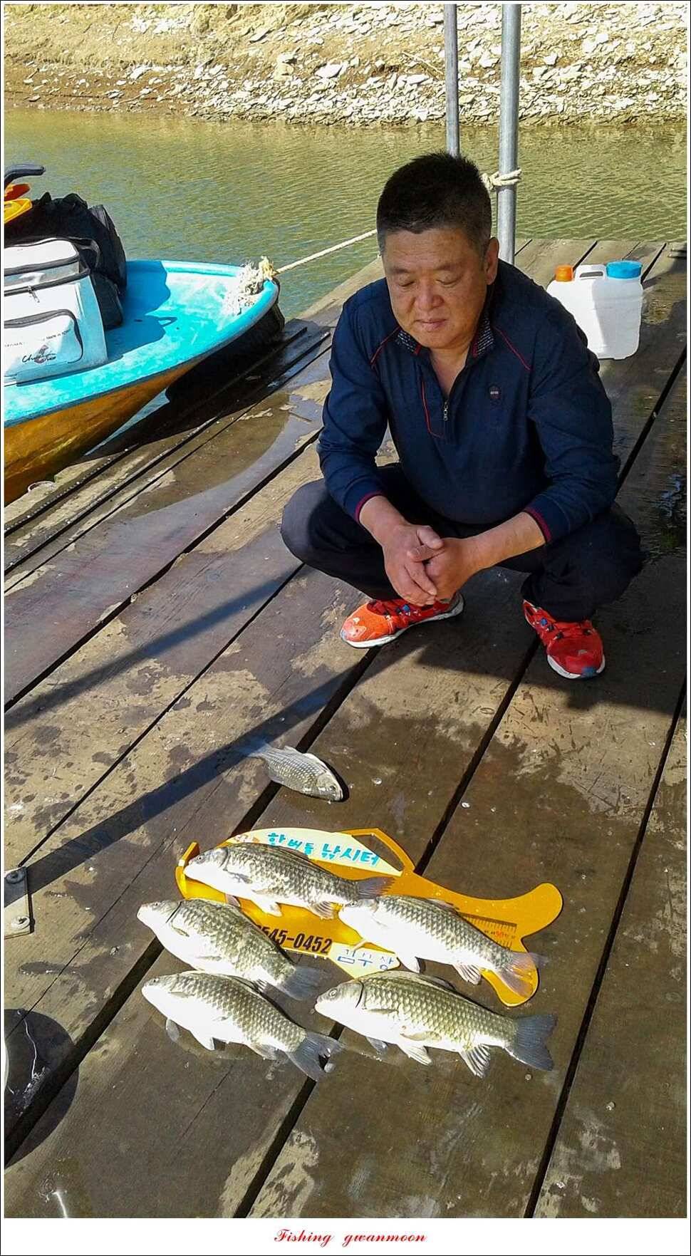 한버들 43 cm 40 cm실리곡 43 cm 사짜 대물 (조황조행기 - 특파원조황)