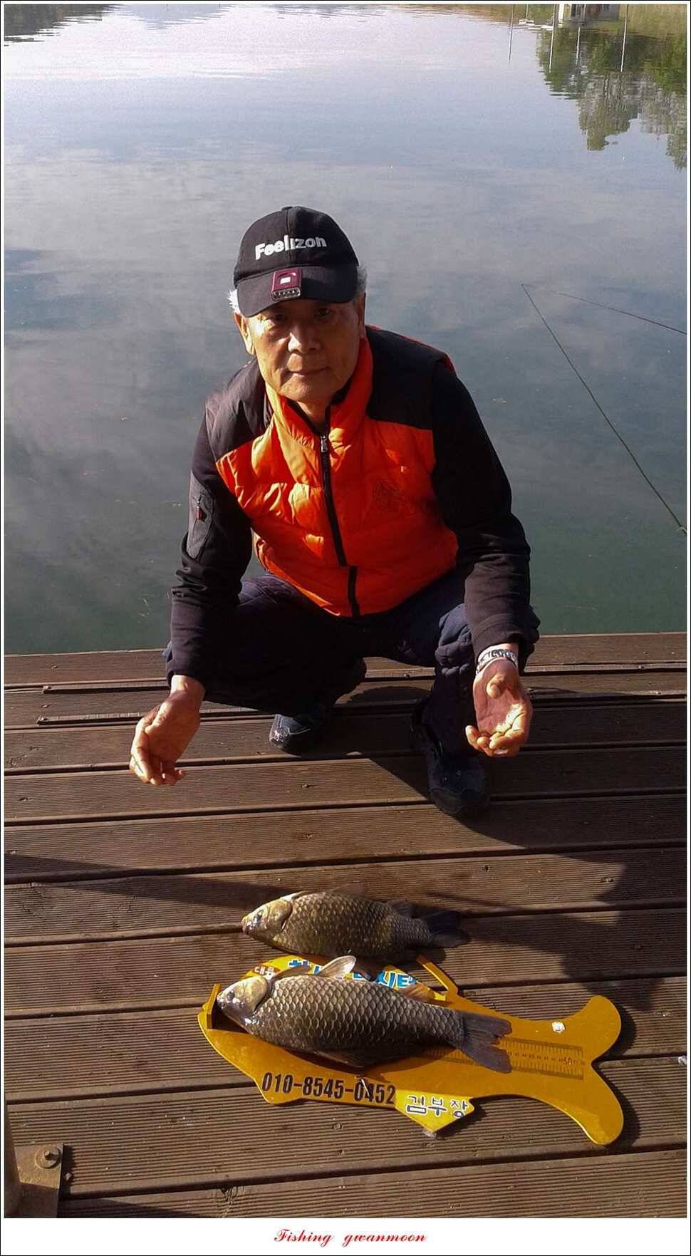 실리곡 사짜화곡지 사짜한버들 38cm 조황 (조황조행기 - 특파원조황)
