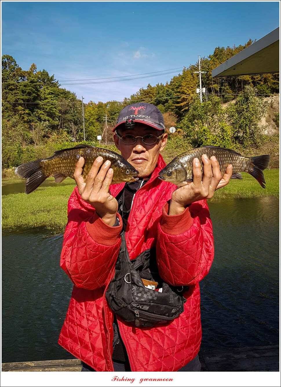 화곡지 사짜늘푸른 허리급달천강 월척 (조황조행기 - 특파원조황)