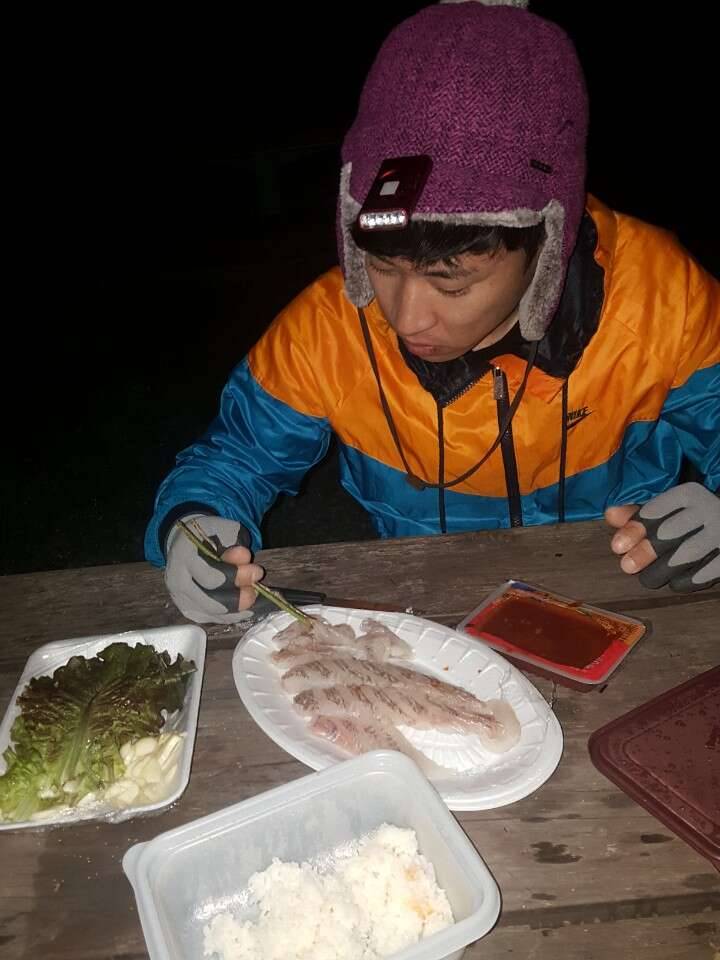 새벽에 다시 출조 (조황조행기 - 모바일간편조행)