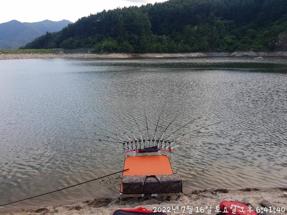 간만에 계곡지로 출조다녀왔네요 (조황조행기 - 모바일간편조행)