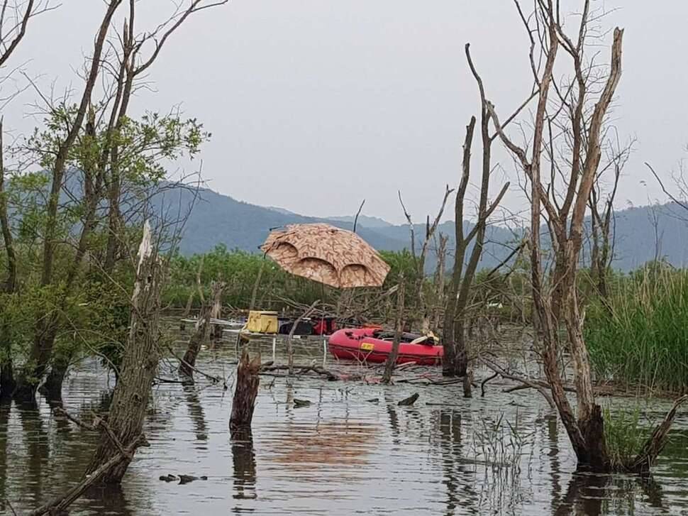 오랜만에 수중전 (조황조행기 - 모바일간편조행)