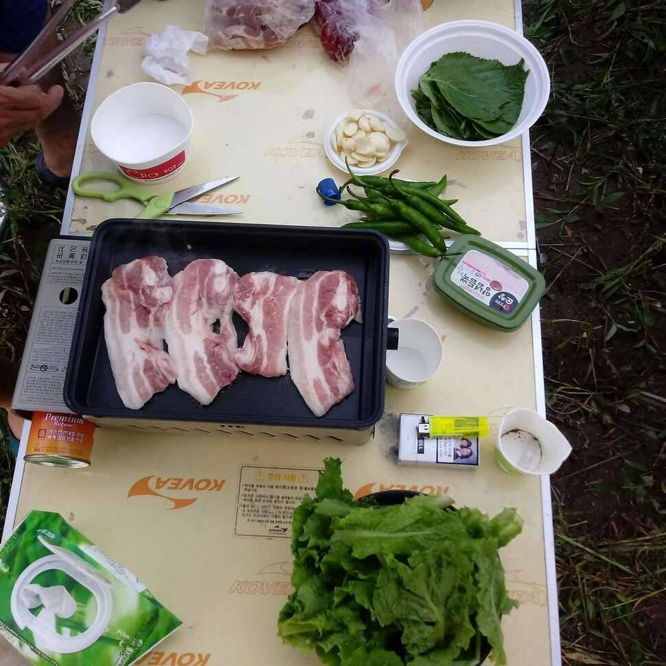 양평에서 (조황조행기 - 모바일간편조행)