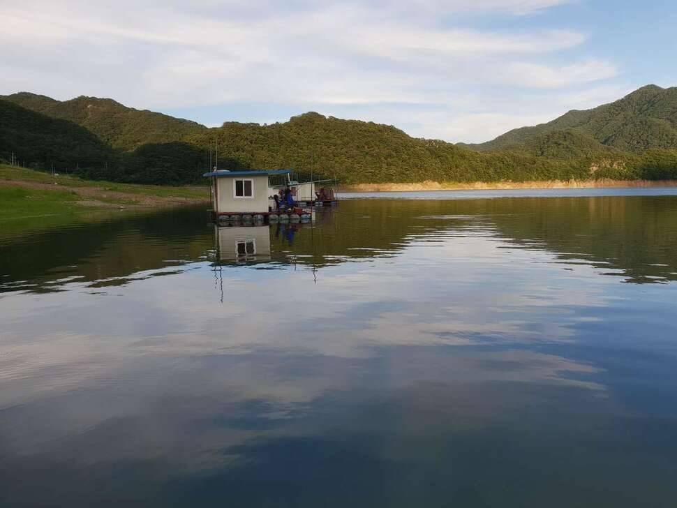 상무룡리에서 (조황조행기 - 모바일간편조행)