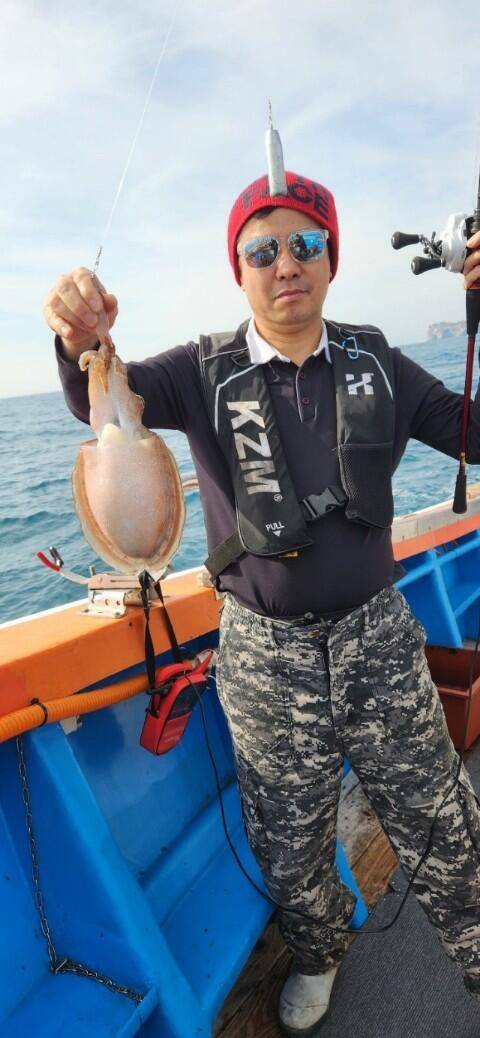 21년신조선22인승제주에이스호16석운영 2월1일 갑오징어조황입니다 (조황조행기 - 바다선상조황)