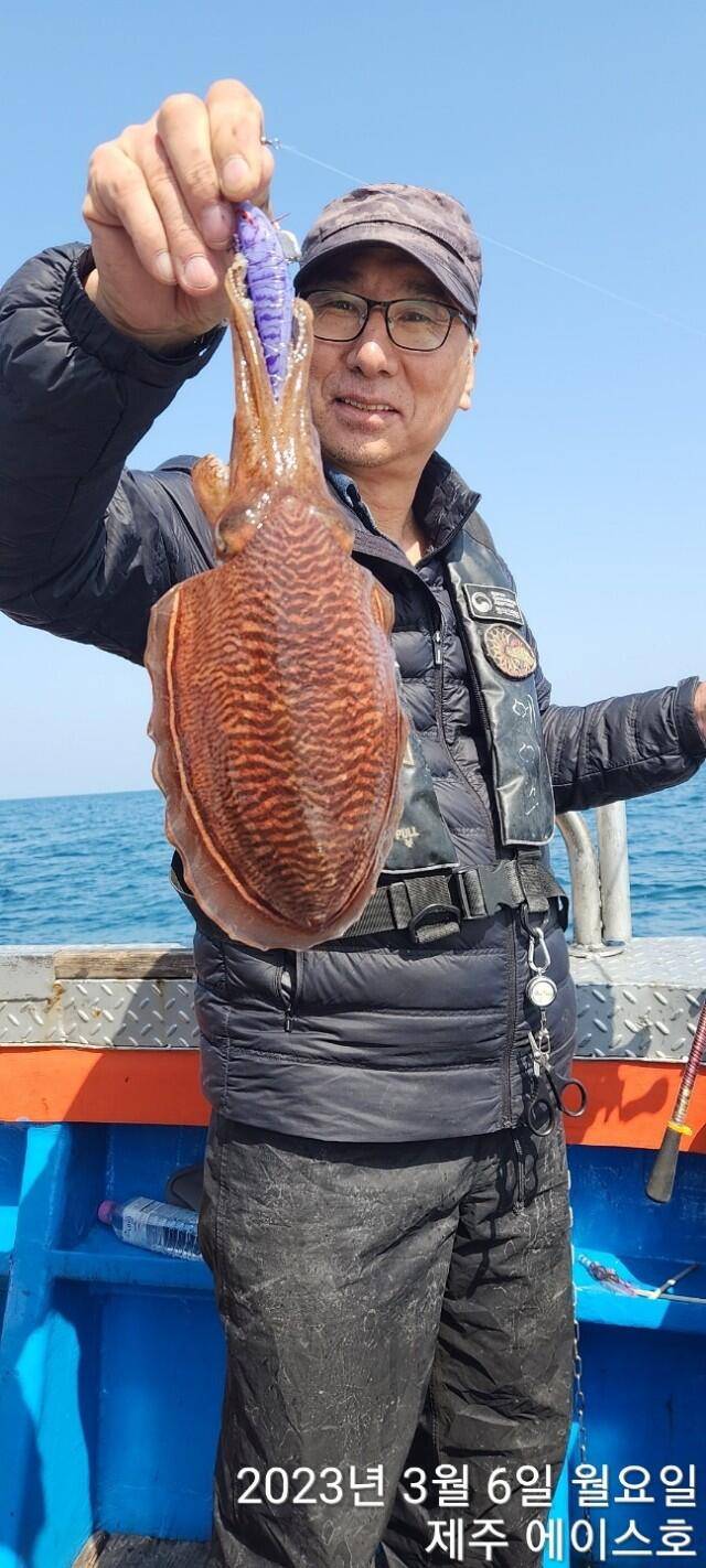 6일제주에이스호갑오징어조황입니다01035483472 (조황조행기 - 바다선상조황)