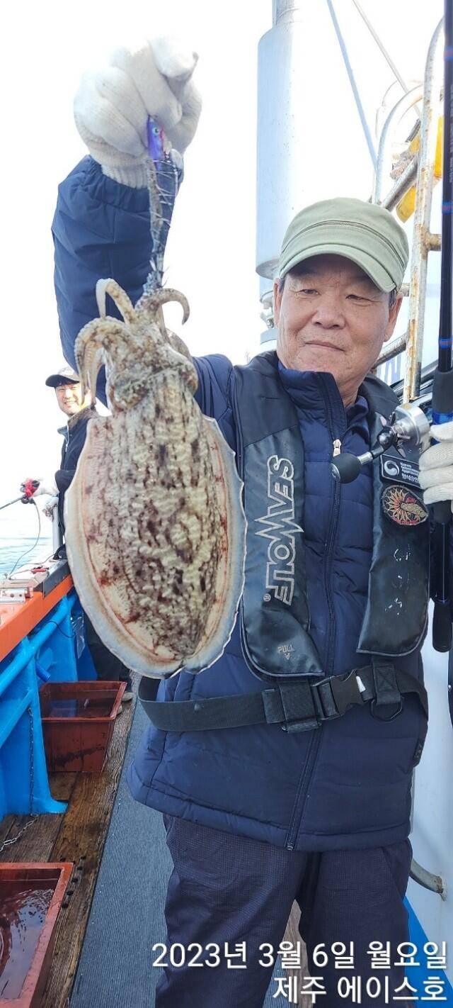 6일제주에이스호갑오징어조황입니다01035483472 (조황조행기 - 바다선상조황)