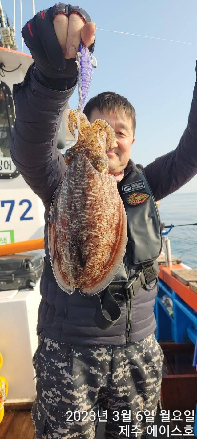 6일제주에이스호갑오징어조황입니다01035483472 (조황조행기 - 바다선상조황)