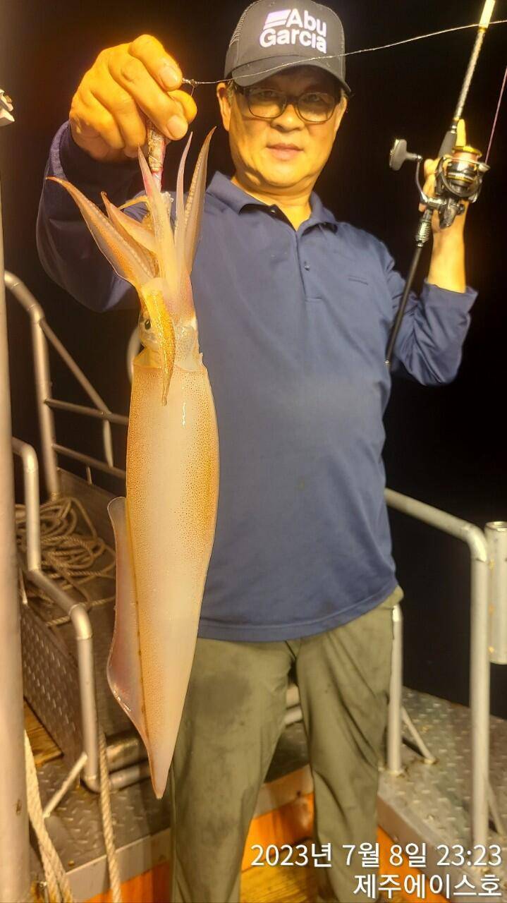 제주에이스호8일한치조황입니다 (조황조행기 - 바다선상조황)