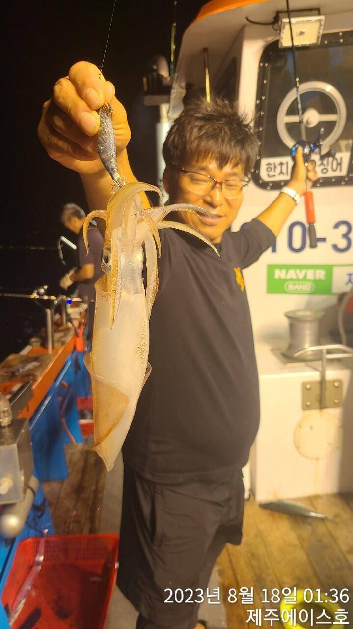 제주에이스호17일갈치조황입니다전좌석봉돌투승기장착무료이용문의01035483472 (조황조행기 - 바다선상조황)