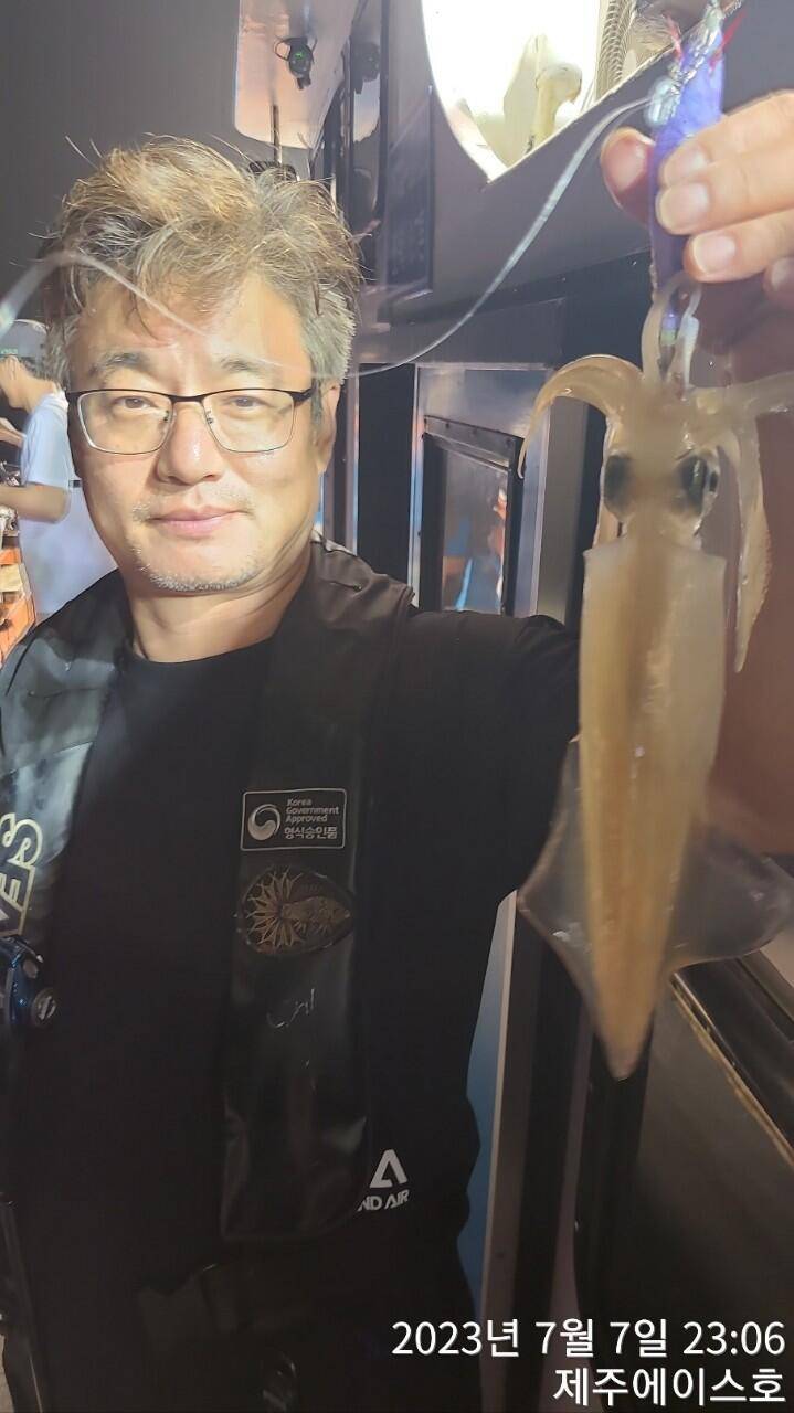제주에이스호7월7일 한치조황입니다 (조황조행기 - 바다선상조황)
