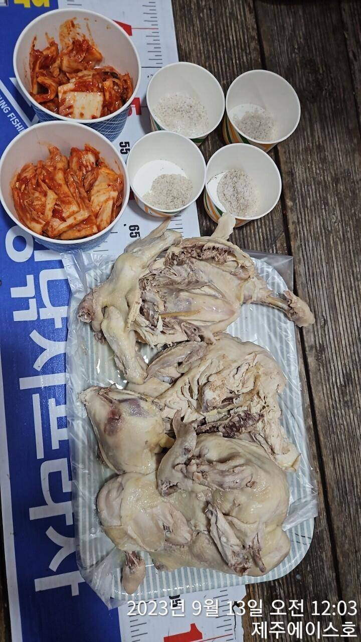 제주에이스호12일씨알굵은갈치조황입니다문의0103548347201038603472전좌석 자동봉돌투승기장착22인승 1… (조황조행기 - 바다선상조황)