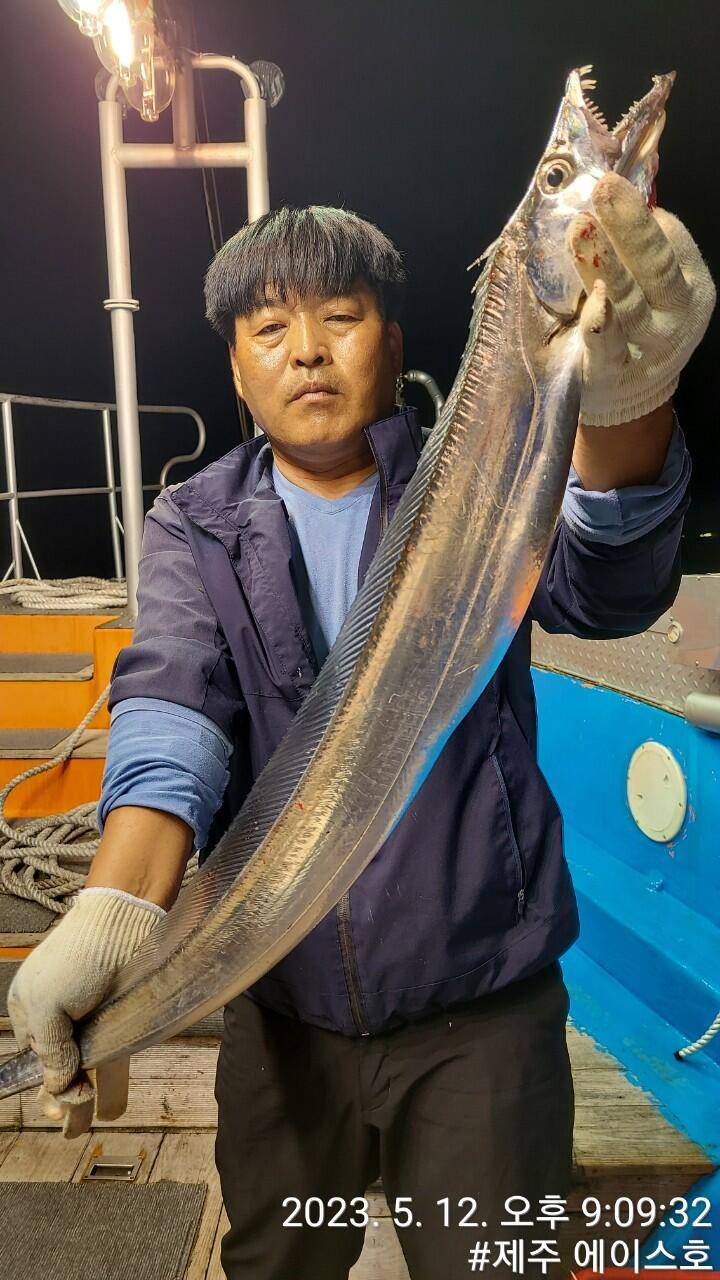제주에이스호12일 대갈치사냥다녀왔습니다 문의01035483472 (조황조행기 - 바다선상조황)